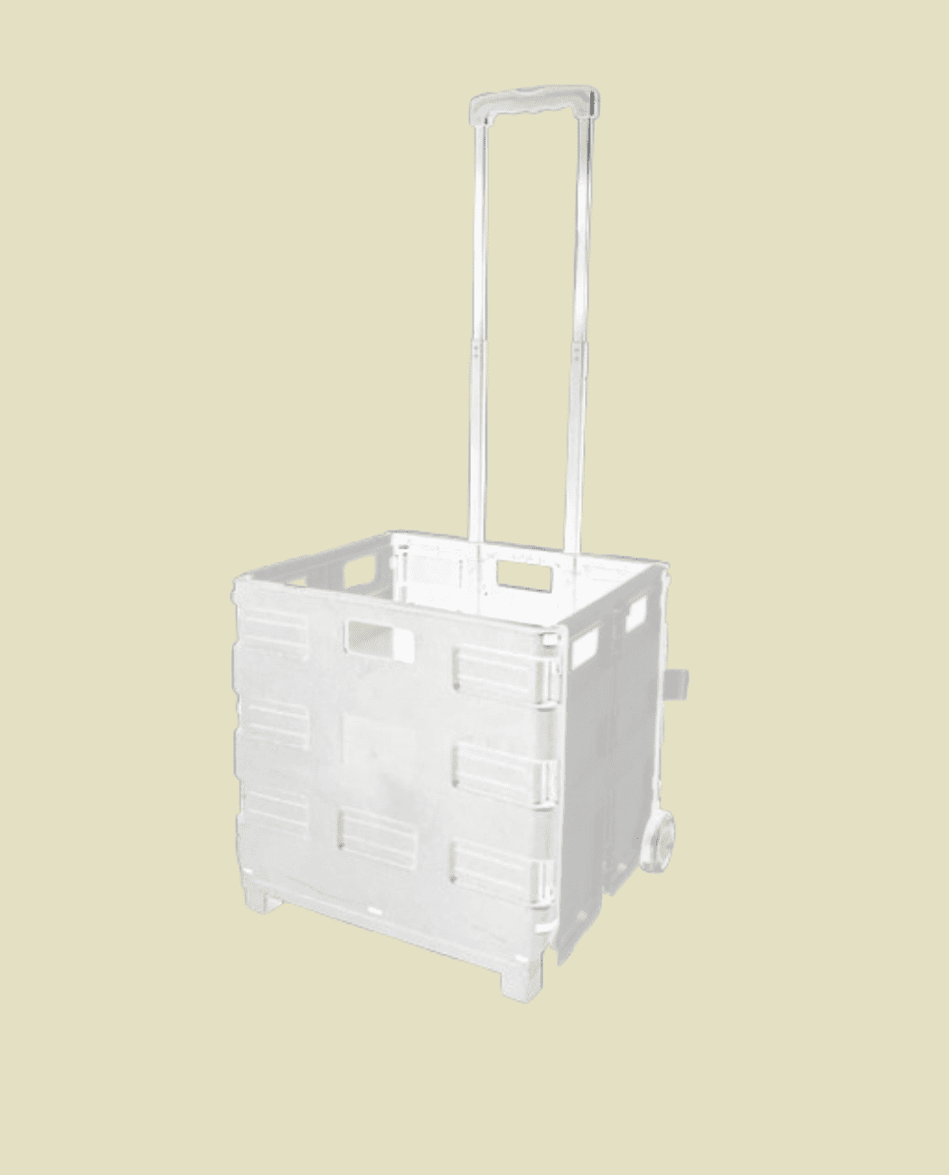 Carrito plegable multiusos + Bolso de tocuyo con fuelle 📦
