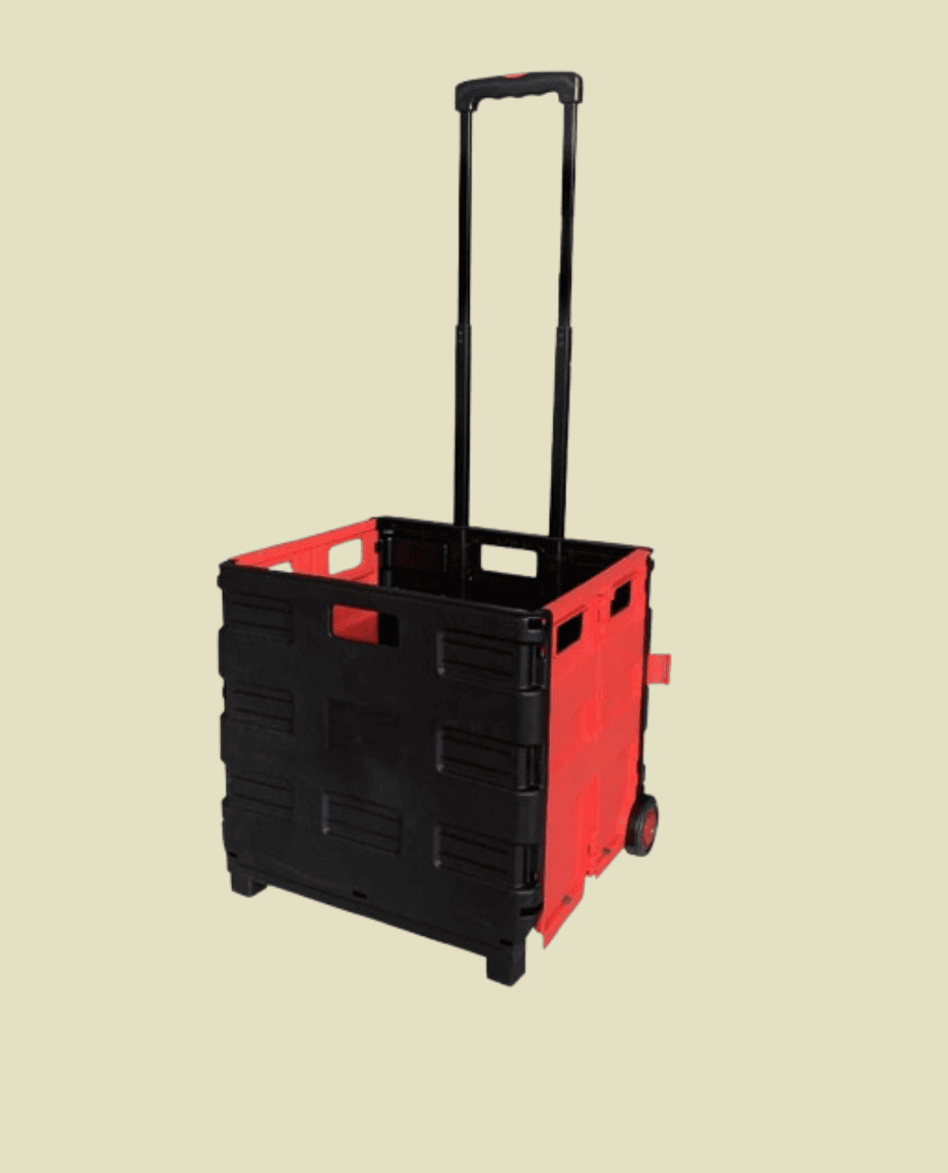 Carrito plegable multiusos + Bolso de tocuyo con fuelle 📦
