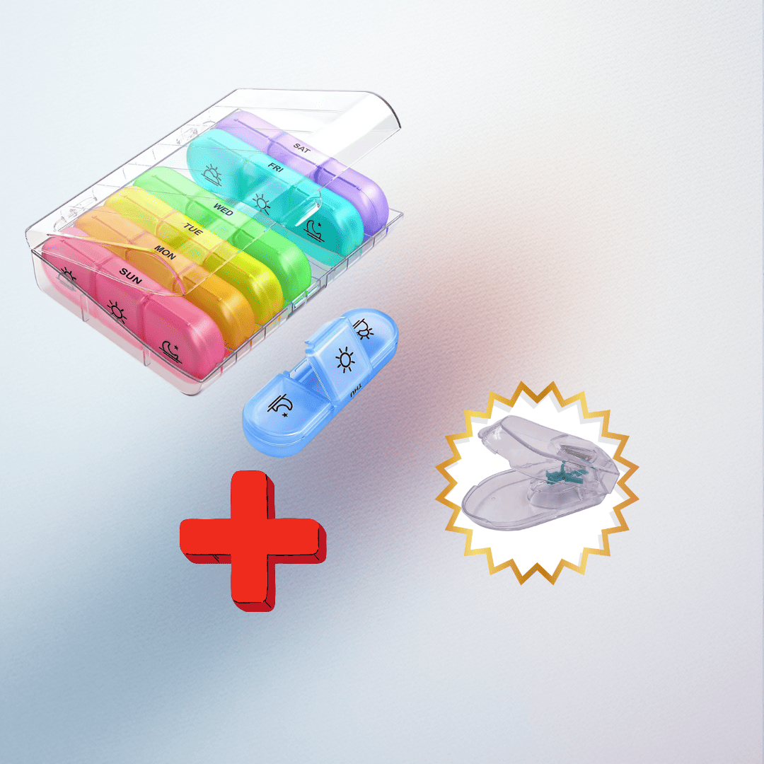 Pastillero Pro+ Semanal + Cortafacil